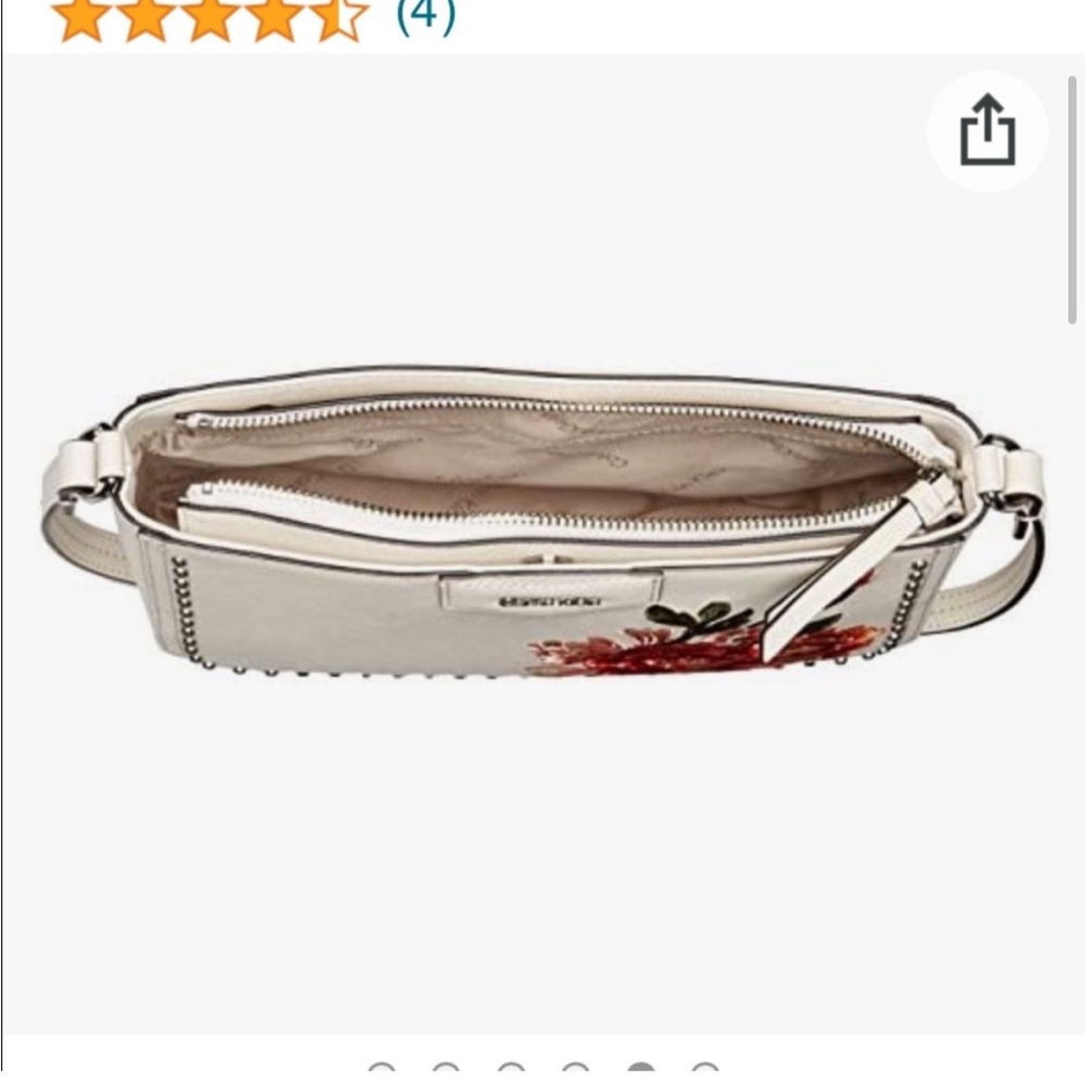 Calvin Klein Embroidered Shoulder Bag - Picture 3 of 9